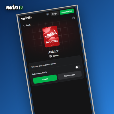 Play Aviator crash games and slots with the 1Win casino app